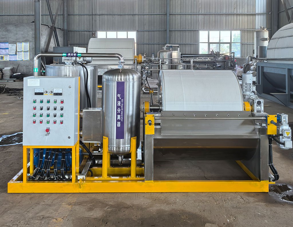 Small Rotary Drum Vacuum Filter