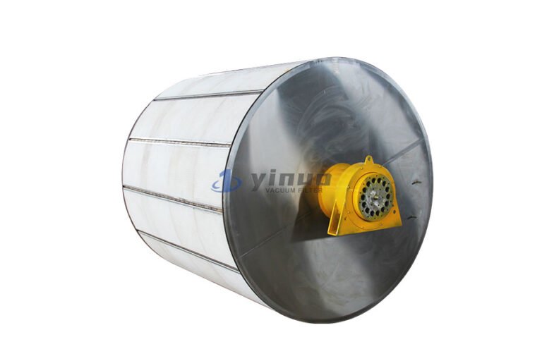 Rotary drum for vacuum filters