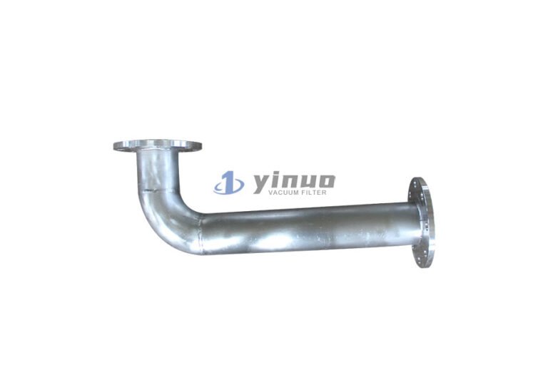 Exhaust pipe of a water ring vacuum pump