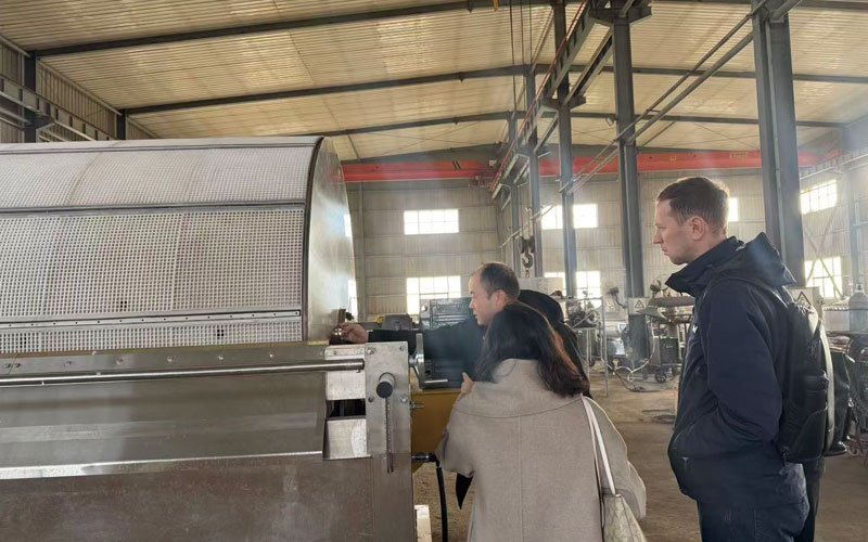 Vacuum drum filters customer